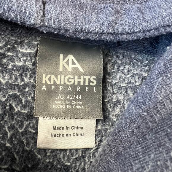 Carolina TAR Heels Knights Apparel Hooded Sweatshirt Men's size Large - Picture 4 of 6